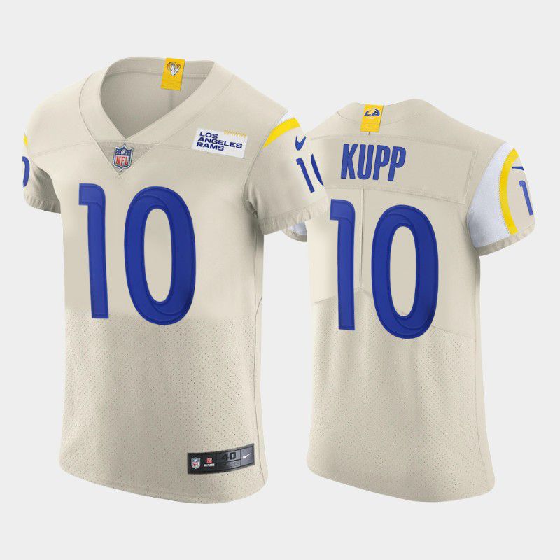 Men Los Angeles Rams #10 Cooper Kupp Nike Cream Vapor Elite NFL Jersey